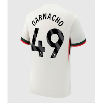 Chelsea Alejandro Garnacho #49 Maglia Gara Trasferta Repliche 2025-26 Maniche Corte